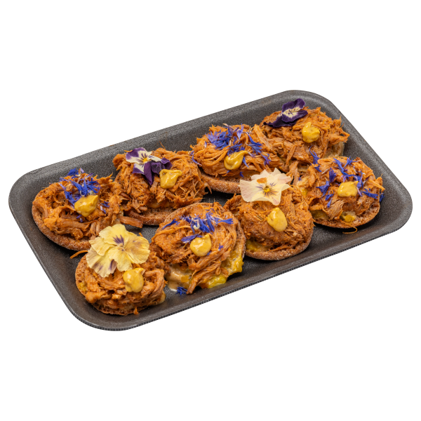 Leivakesed rebitud lihaga 150g