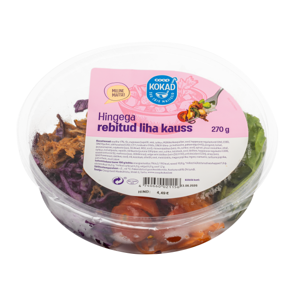 Rebitud liha kauss 270g