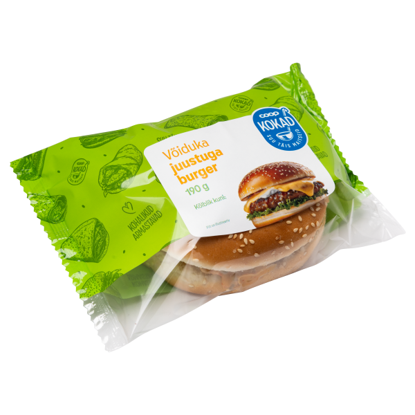 Burger juustuga 190g