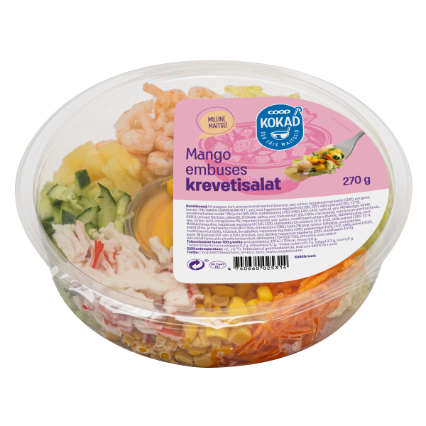 Krevetisalat mangokastmega 270g