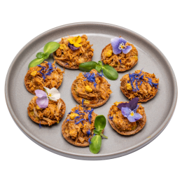 Leivakesed rebitud lihaga 150g